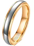Tungsten Steel Raita sormus 4mm - Sormukset tungsten ja zirkonium - G15-165 - 1