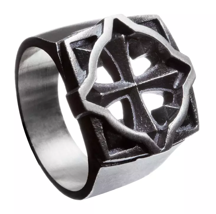 Lumoava soturi sormus - Hopeiset sormukset - 520400205 - 2