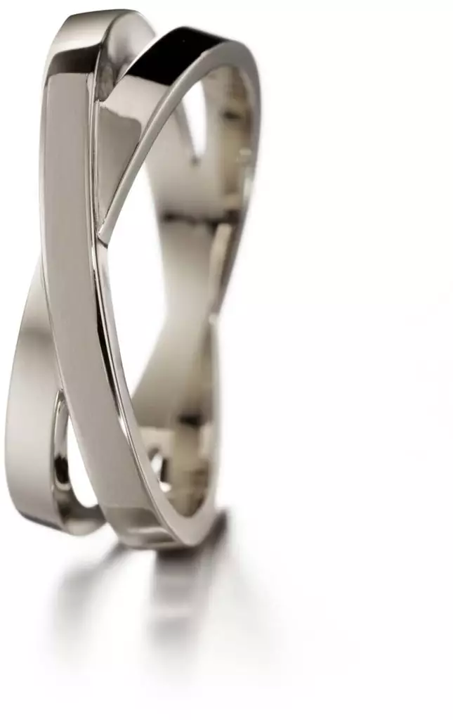 Valkokultainen Kaksin kihlasormus - Kihlasormukset - 826100155 - 1