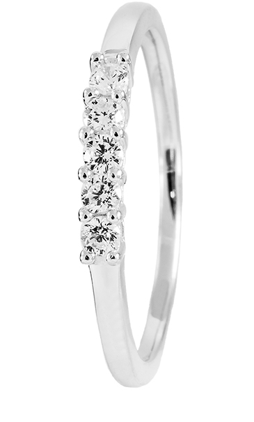 Amelia hopeinen zirkonisormus CR10443 - Hopeiset sormukset - CR10443-165 - 1