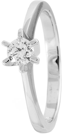 Daisy hopeinen zirkonsormus - Super outlet - hopeasormukset - CR10470-1525 - 1