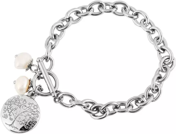 El=C3=A4m=C3=A4n puu rannekoru SH395 - Teräksiset rannekorut - SH395 - 1