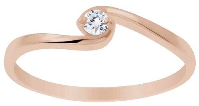 Hopeasormus Aalto Zirkonialla Y6297 - Hopeiset sormukset - Y6297165 - 1