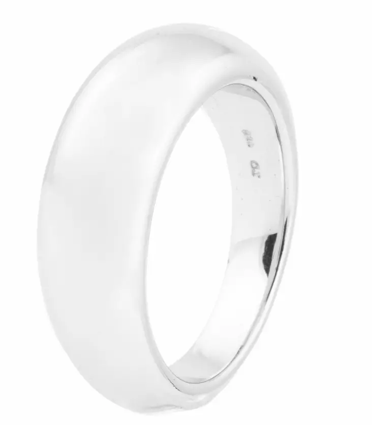 Hopeasormus Dome CR71016 - Hopeiset sormukset - CR71016-165 - 1