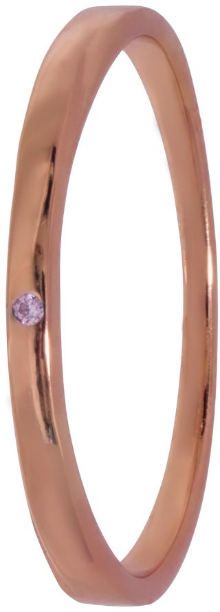 Hopeasormus yksi zirkoni Pink - Super outlet - hopeasormukset - Y6328165 - 1