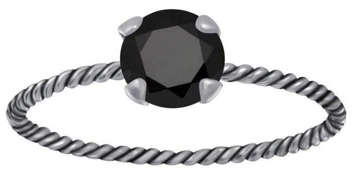 Hopeinen Kierresormus Zirkonialla Y3670 - Hopeiset sormukset - Y3670165 - 1