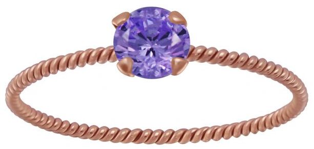 Hopeinen Kierresormus Zirkonialla Y3873 - Hopeiset sormukset - Y3873165 - 1