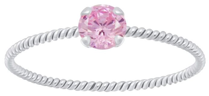 Hopeinen Kierresormus Zirkonialla Y4644 - Super outlet - hopeasormukset - Y4644165 - 1