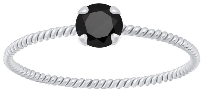 Hopeinen Kierresormus Zirkonialla Y4651 - Super outlet - hopeasormukset - Y4651165 - 1