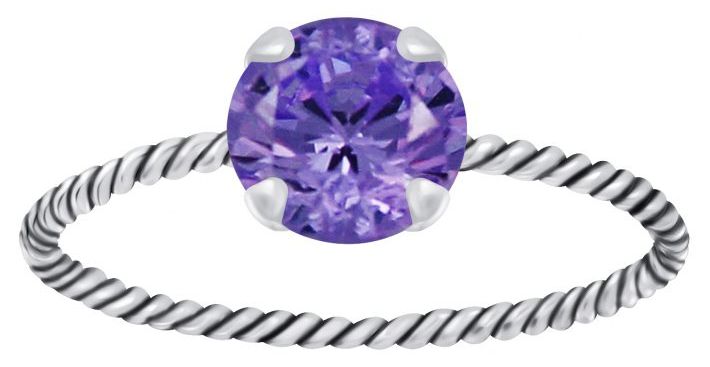 Hopeinen Kierresormus Zirkonialla Y4694 - Super outlet - hopeasormukset - Y4694165 - 1