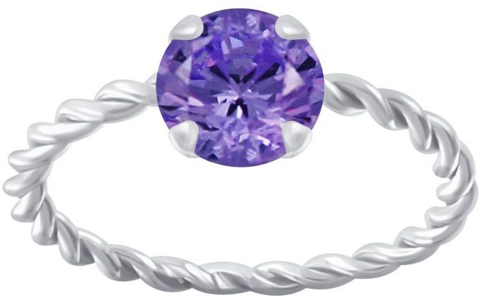 Hopeinen Kierresormus Zirkonialla Y4711 - Super outlet - hopeasormukset - Y4711165 - 1