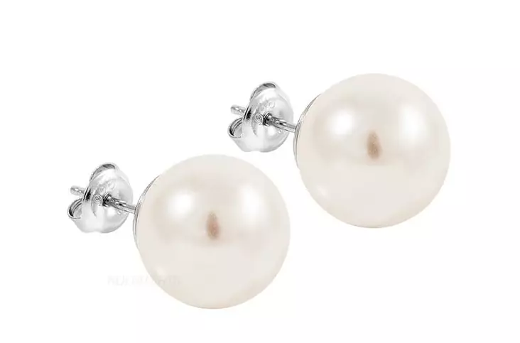 Hopeiset helmikorvakorut C10435 - Hopeiset korvakorut - C10435 - 1