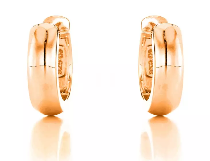 Punakullan v=C3=A4riset korvarenkaat C10305 - Hopeiset korvakorut - C10305 - 1