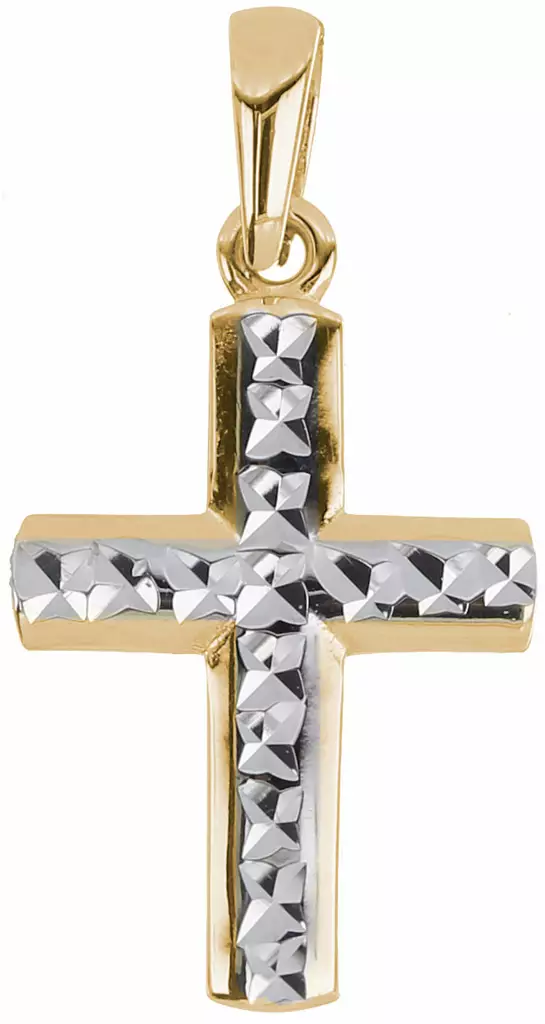 Kultainen rippiristi 8415 - Rippiristi kulta - 4-8415 - 1