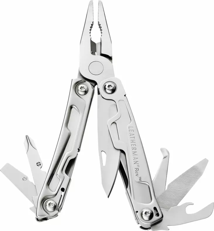 Leatherman Rev monitoimity=C3=B6kalu avoimena, tuotenumero A15 - Isänpäivä lahjaideat - A15 - 1