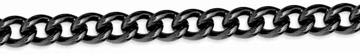 Musta panssariketju teräs HN04-06- - Teräksiset kaulakorut - HN04-06-485 - 1