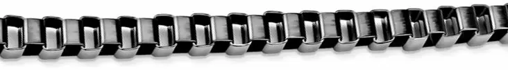 Musta venetsiaketju teräs HN07-04- - Teräksiset riipusketjut - HN07-04-485 - 1