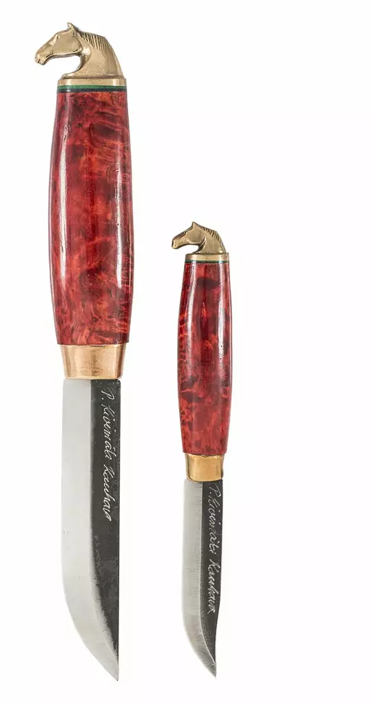 Puukko 2-os Hevosenp=C3=A4=C3=A4 10cm/6cm kuva1 - Puukot - 12-25 - 1