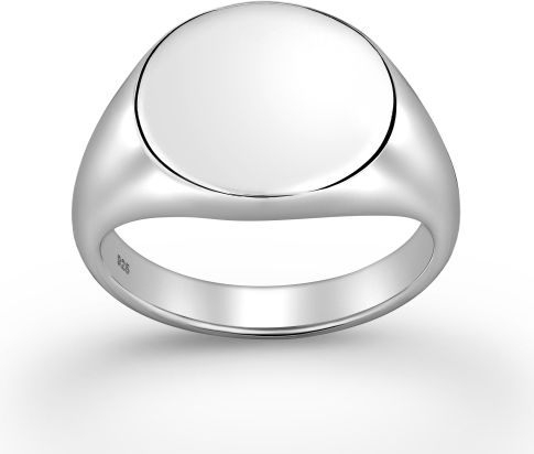 Sinettisormus IN1063 - Super outlet - hopeasormukset - IN1063-185 - 1