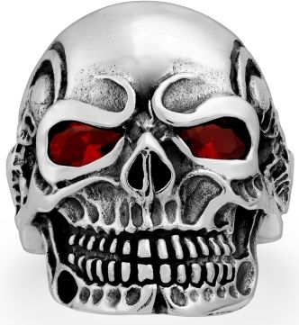 Skull sormus IN558 - OUTLET Hopeasormukset - IN558-1875 - 1