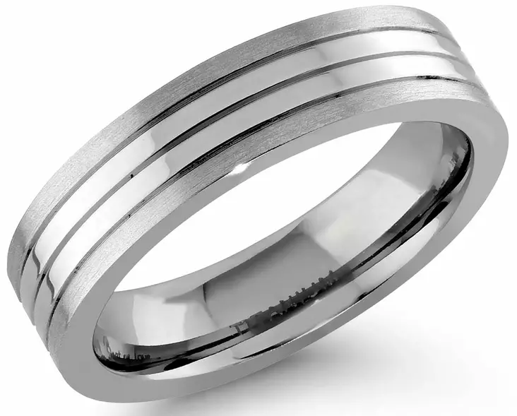 MyLove titaaninen kihlasormus TI-213-5mm - Kihlasormukset - 6-TI-213-5-155 - 1