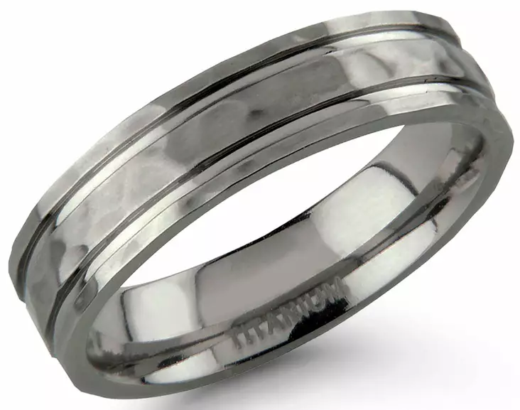 MyLove titaaninen kihlasormus TI-415-5 - Kihlasormukset - 6-TI-415-5-155 - 1