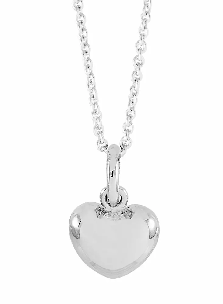 Hopeinen syd=C3=A4nriipus ankkuriketjussa - Hopeiset kaulakorut - CK15 - 1