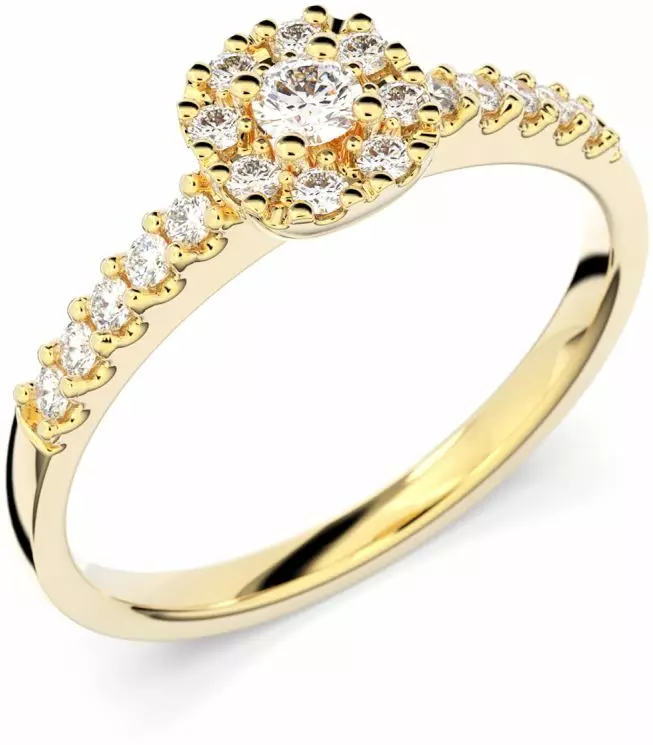 Festive Jasmin timanttisormus laboratoriotimantilla 14-561-025L-VK - Timanttisormukset Festive - 14-561-025L-KK-145 - 1