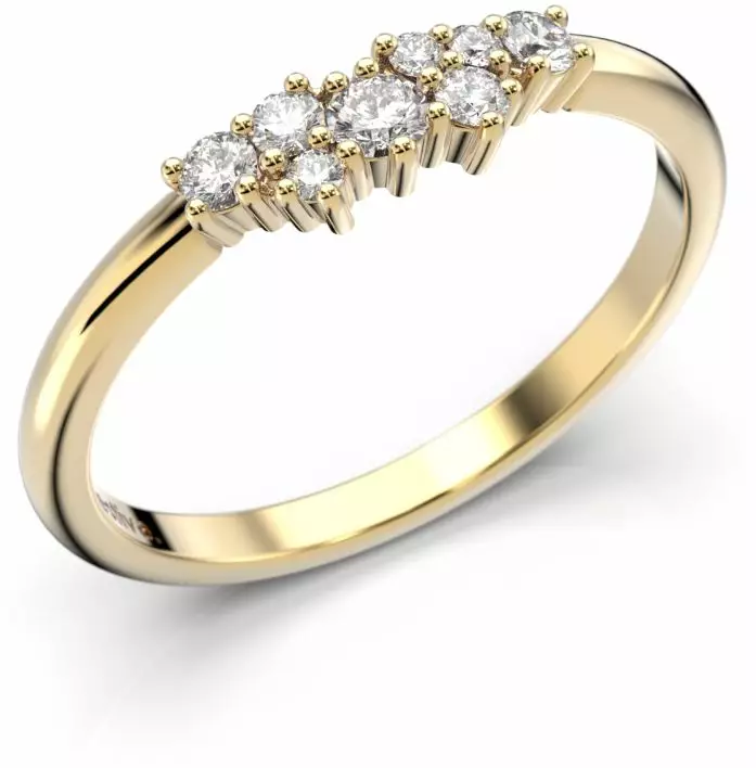 Festive Nadja timanttisormus laboratoriotimanteilla 14-650-018L-KK - Timanttisormukset Festive - 14-650-018L-KK-145 - 1