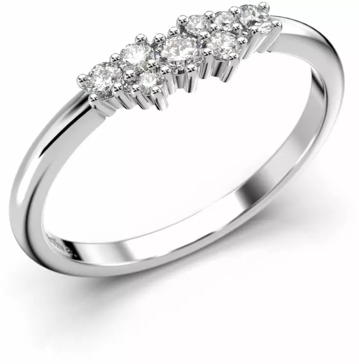 Festive Nadja timanttisormus laboratoriotimanteilla 650-018L-VK - Timanttisormukset Festive - 14-650-018L-VK-145 - 1