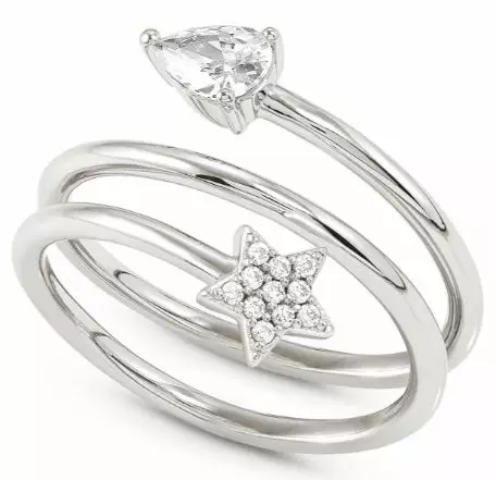 Nomination Lucentissima sormus 240700-015 - Hopeiset sormukset - 240700-015 - 1