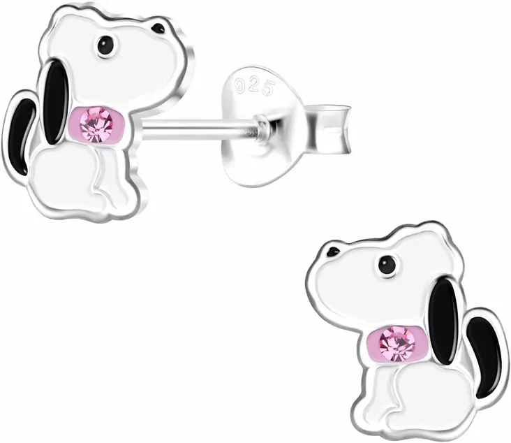 Koiranpentu korvakoru 7x8 mm - Lasten korut - Y2595 - 1