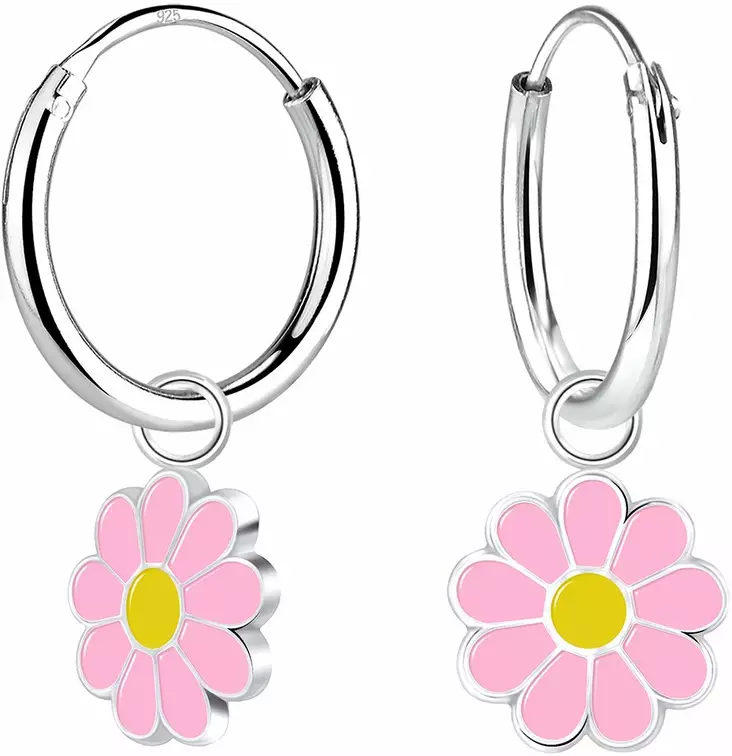 Kukka korvarengas Y9085 - Lasten korut - Y9085 - 1