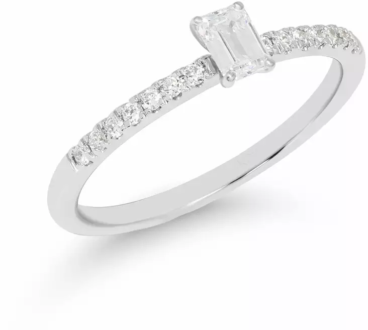 Beat of Love timanttisormus laboratoriotimantilla R-1391LDPDW - Timanttisormukset Beat of love - R-1931LDPDW-155 - 1