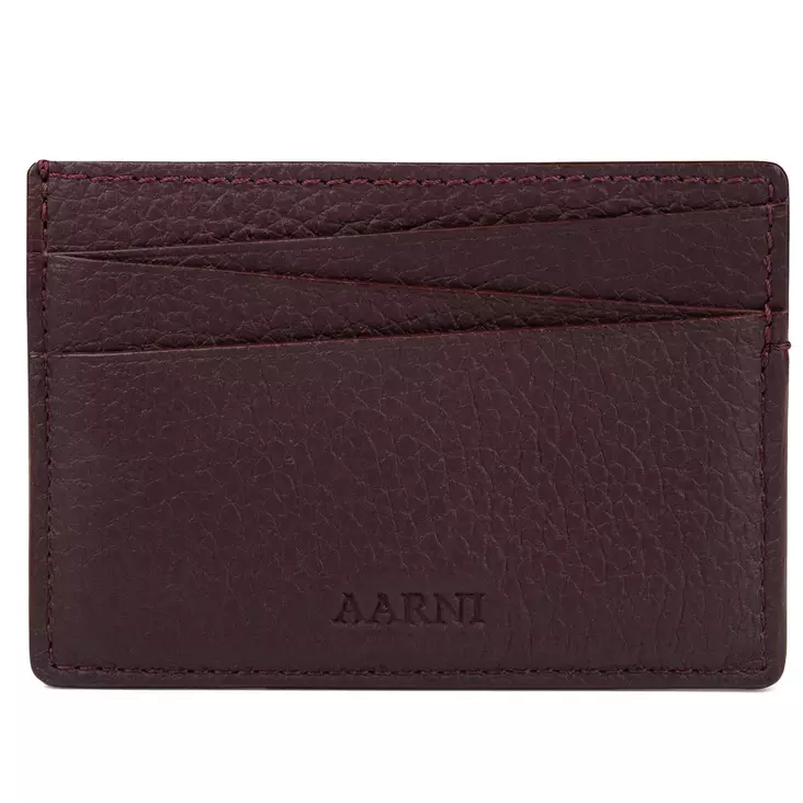 Aarni nahkainen korttikotelo Burgundy Anniversary Edition - Korttikotelot ja rasiat - AW15 - 1