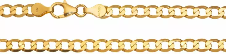 Kultainen panssariketju 4,5mm - Kultaiset kaulakorut - 17-501-45 - 1