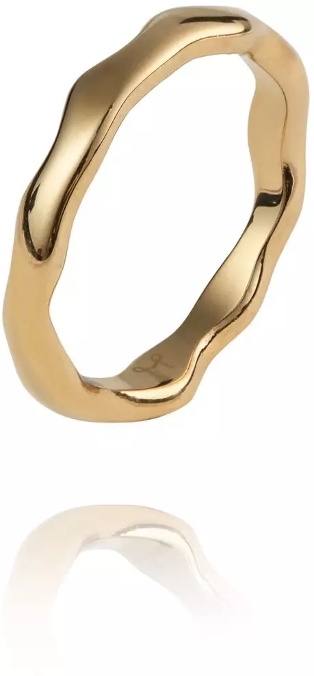 Mockberg Wavy petite gold ring - Mockberg korut - MB0135 - 1
