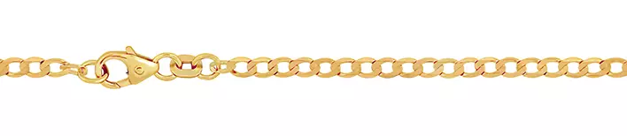 PANSSARIKETJU 55cm 2,6mm - Kultaiset kaulakorut - 37065-55 - 1