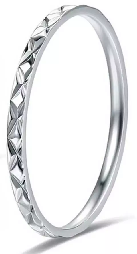 Titaanisormus tim.leikattu 1,0mm - Titaanisormukset - G05-1575 - 1