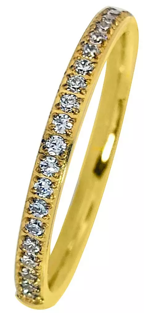 Titaanisormus zirkonein 1,9mm - Titaanisormukset - G03-1575 - 1