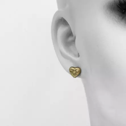 Kultaiset sydänkorvakorut 17-K1456 - Kultaiset korvakorut - 17-K1456 - 2