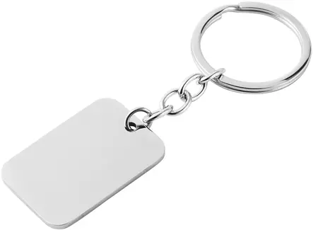 Teräs avaimenperä suorakaide 50-006 - Avaimenperät - 50-006 - 2