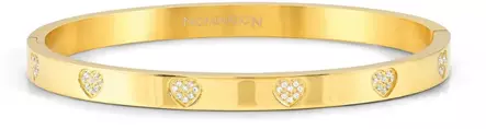 Nomination Pretty Bangles Gold Heart - Nomination rannekorut - 029503-006 - 1