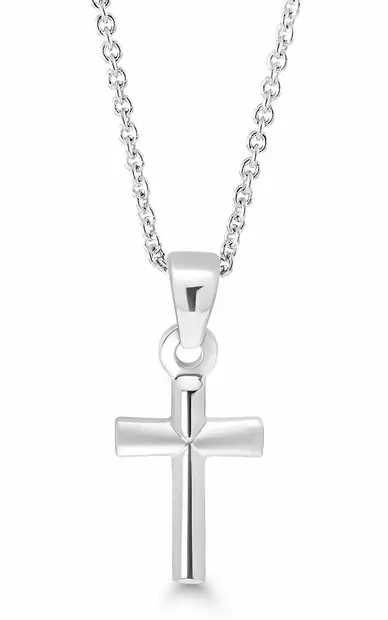 Kaunis kiiltäväpintainen hopearisti - Hopeiset riipukset - AP-141216 - 1