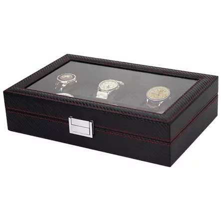 ManBox Kellolaatikko Carbon ZE136 - Kellolaatikot - ZE136 - 2