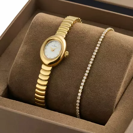 Mockberg  Belle Oval Petite combo rannekello ja -koru MB1686 - Mockberg naisten rannekellot - MB1686 - 2