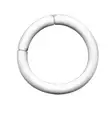 Segment ring 10mm 1,6mm - Lävistyskorut - 15005-10-16 - 1