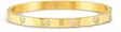 Nomination Pretty Bangles Gold Heart - Nomination rannekorut - 029503-006 - 1
