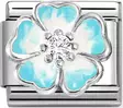 Nomination pala Blue shaded white flower - Nomination - 330321-16 - 1