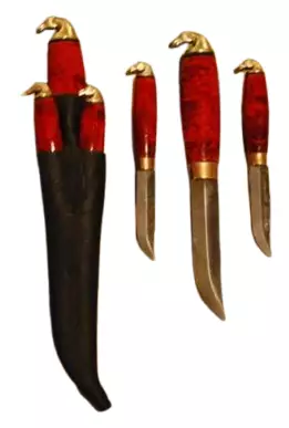 3-os Hevosenpääpuukko 10/6/6cm - Puukot - 12-26 - 1